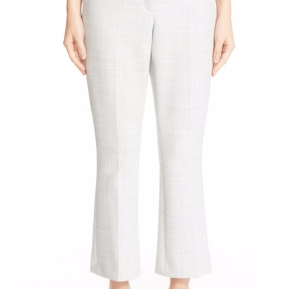 Theory Erstina Pioneer Crop Flare Leg Trousers 10 - Picture 1 of 8